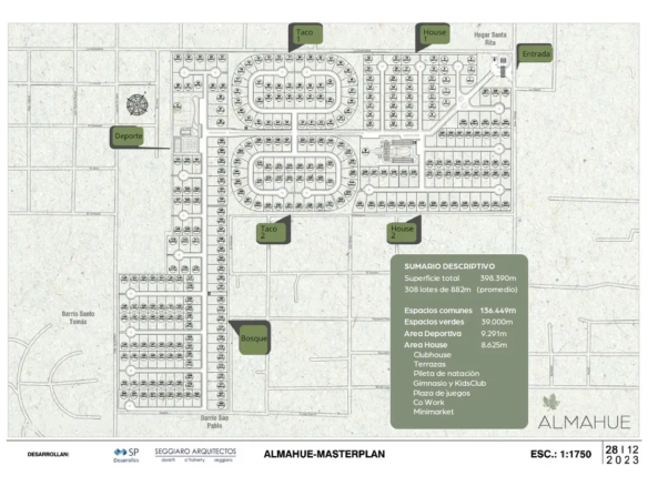 Lote Almahue Barrio Privado, Pilar